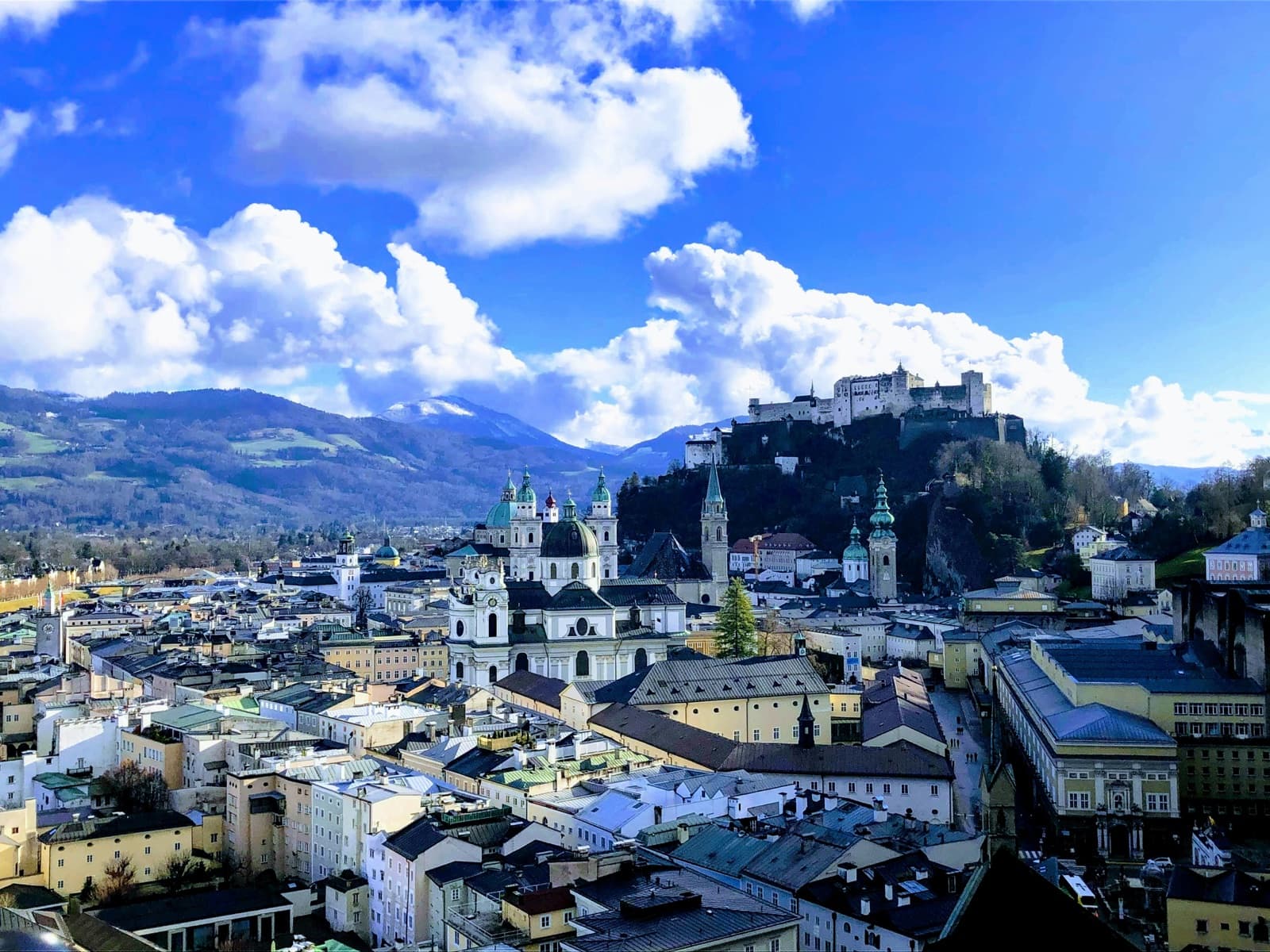 Hohensalzburg Fortress above Salzburg — optional excursion