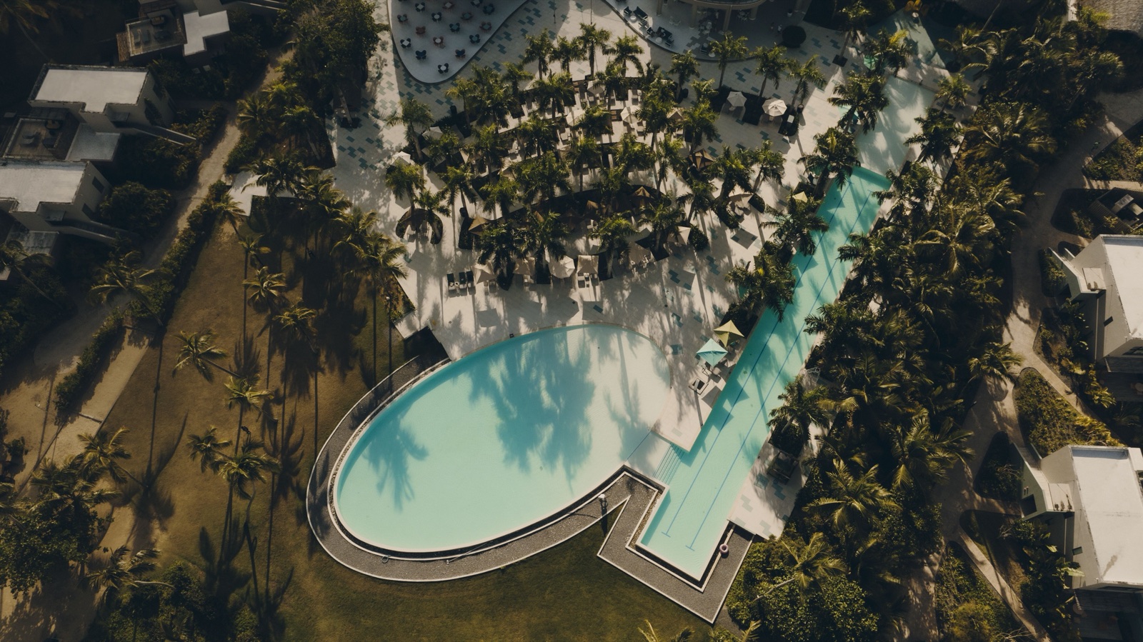 Heart-shaped infinity pool at Club Med Michès Playa Esmeralda